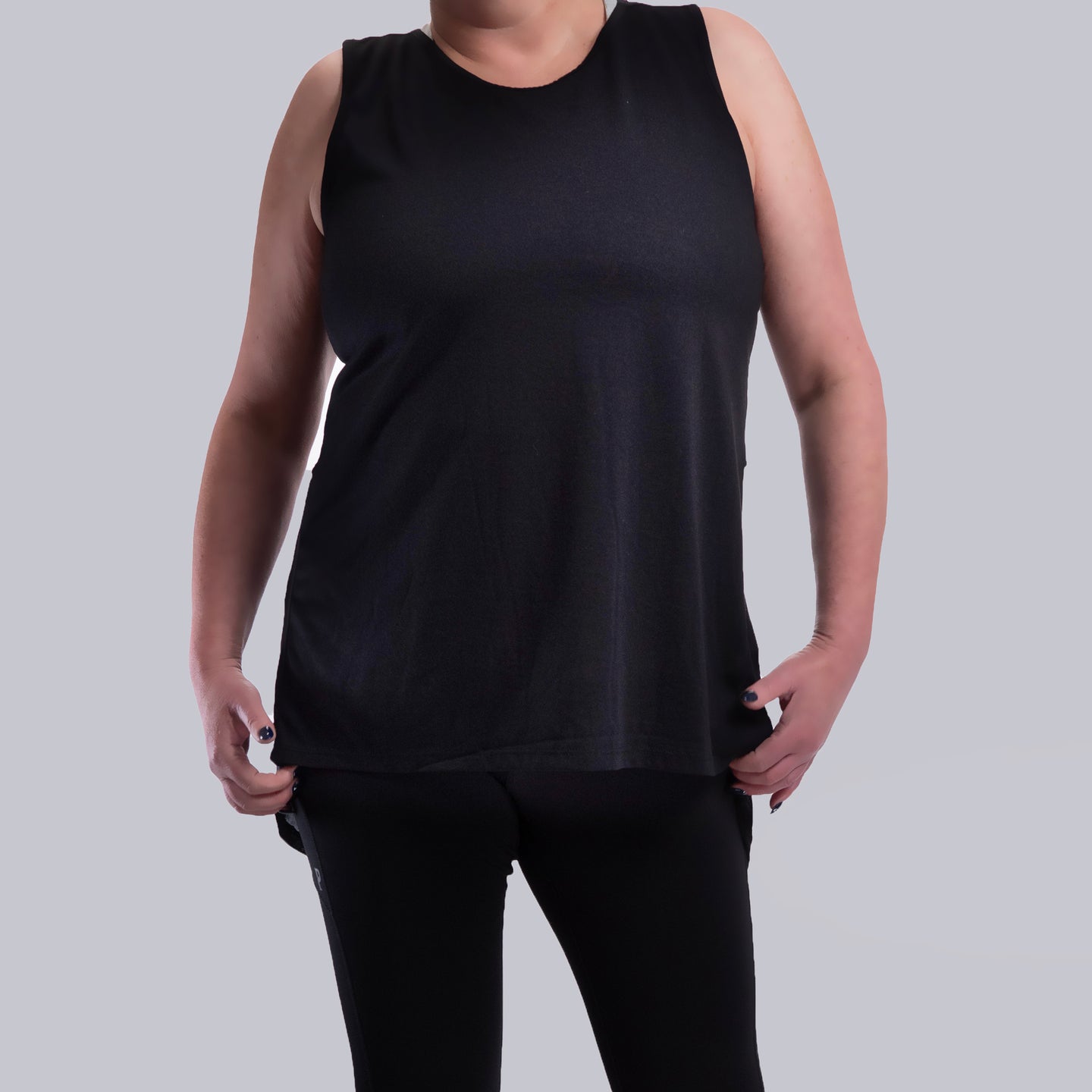 ELECTRYONE TIE BACK VEST TOP