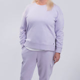 ELECTRA MID LENGTH SWEATSHIRT WITH SIDE ZIPS