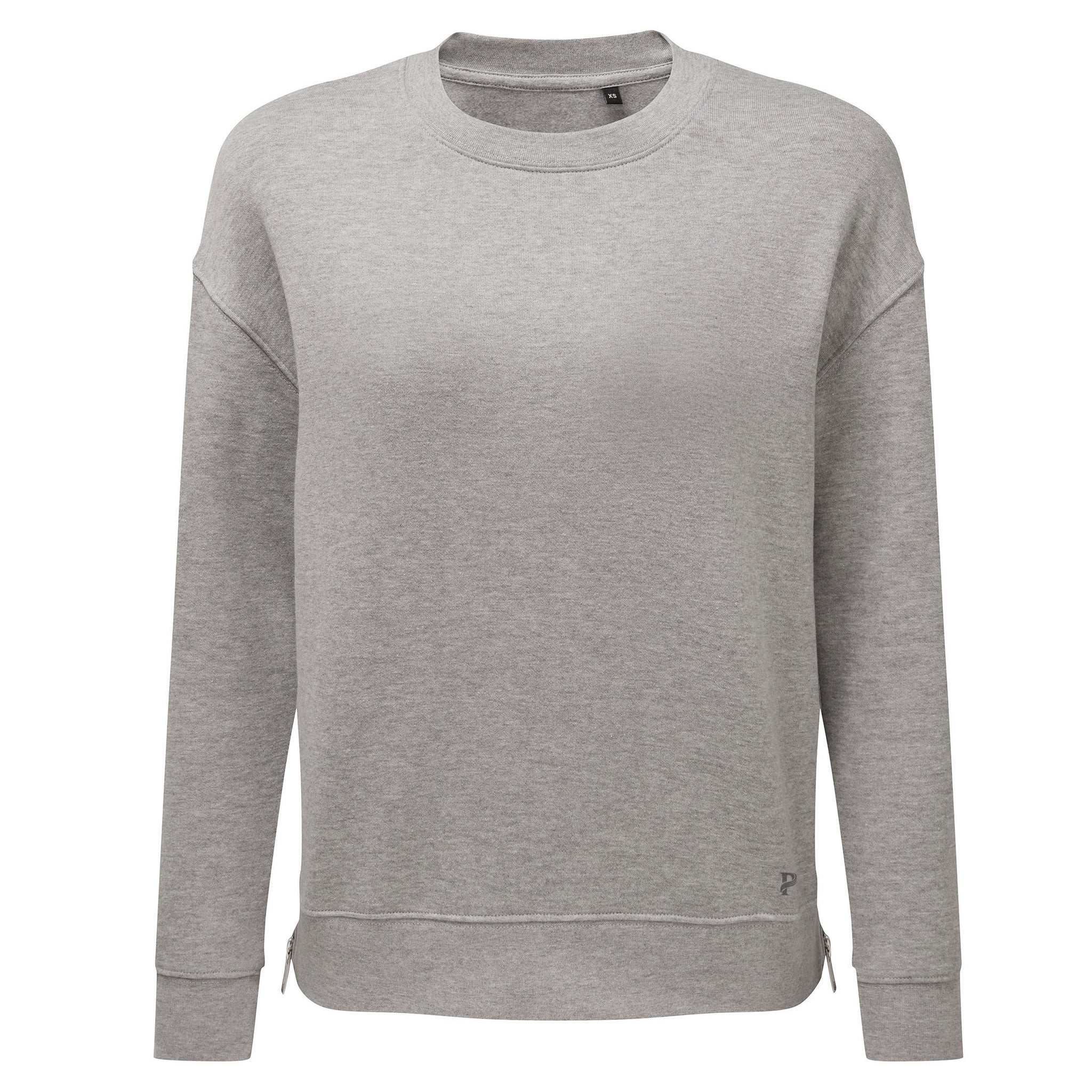 ELECTRA MID LENGTH SWEATSHIRT WITH SIDE ZIPS